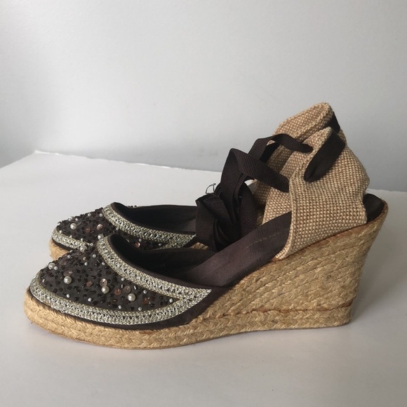 MONTEGO Bay Club Espadrilles Wedge Sandals Size 7.5 - Picture 4 of 8